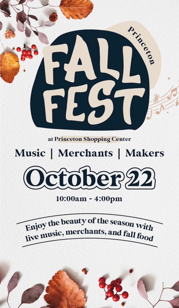 Author Event – Princeton Fall Festival